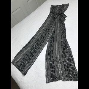 Black and white romper.